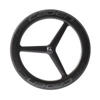 35% Off Tri Spoke 74mm Deep 30.9mm Wide 760gr Carbon Tubular & 860gr Clincher Track Front Wheel & Free Shipping Worldwide